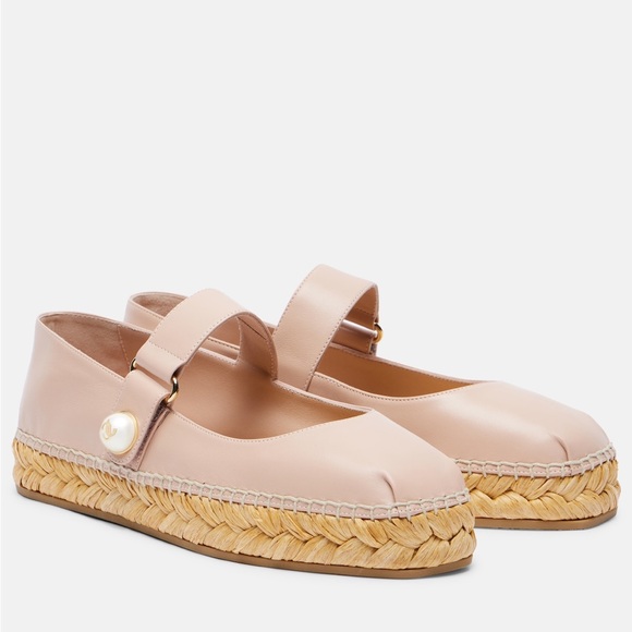 Jimmy Choo Shoes - NWT JIMMY CHOO Fayence leather espadrilles